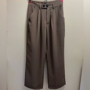 SHEIN Dark Brown Women’s Dress Pants